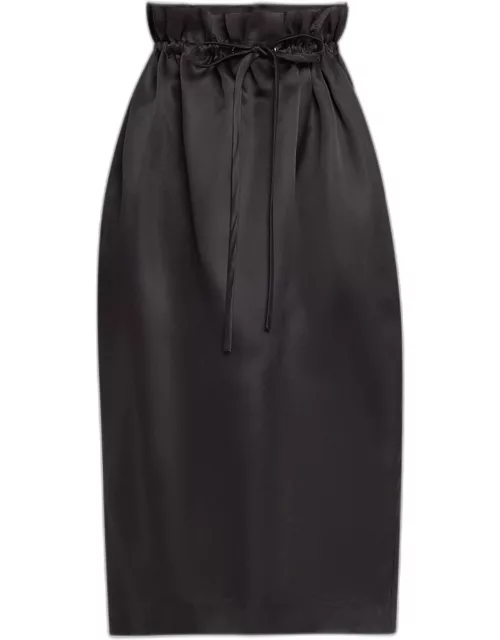 Ember Drawstring Midi Skirt