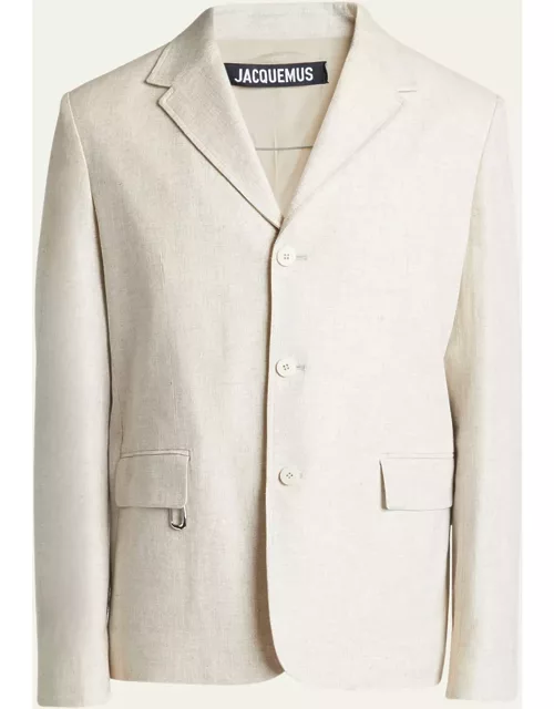 Men's Cabri Linen-Blend Sport Coat