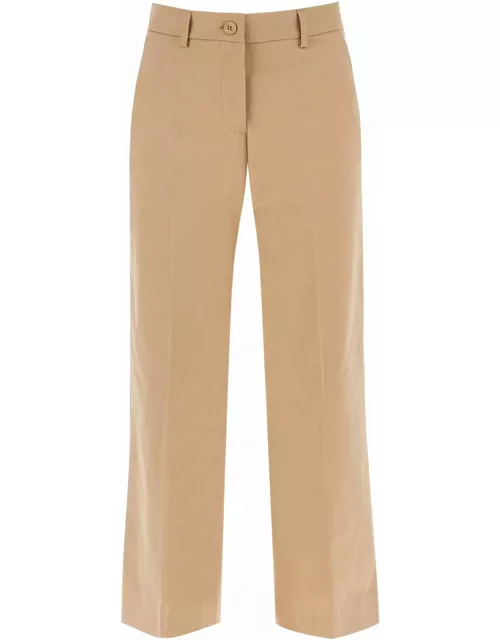 WEEKEND MAX MARA stretch cotton cropped pant