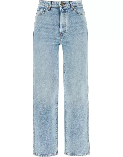KHAITE "cropped straight leg abigail jeans"