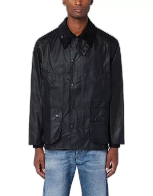 Black waxed Bedale jacket