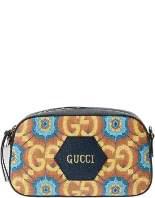 Gucci Blue GG Kaleidoscope Neo Vintage Messenger Bag