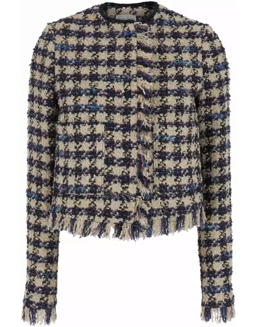 Forte_Forte Pied De Coque Tweed Boxy Jacket