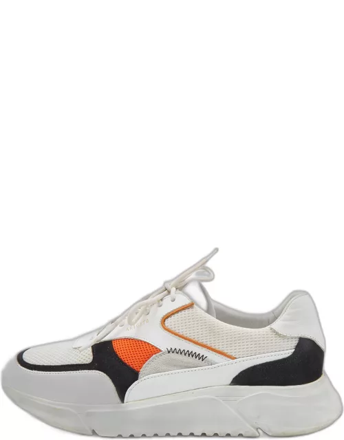 Axel Arigato Tricolor Mesh and Leather Low Top Sneaker