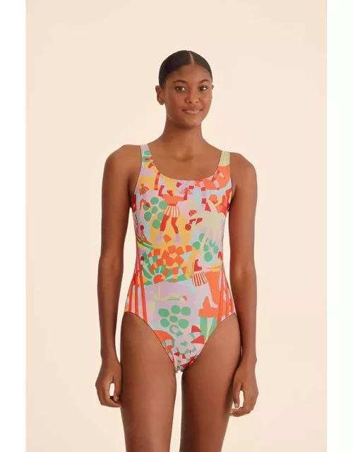 Adidas Farm Swimsuit Pearl Citrine, CITRINE /