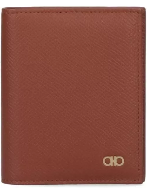 Ferragamo 'Gancini' Bifold Logo Card Holder