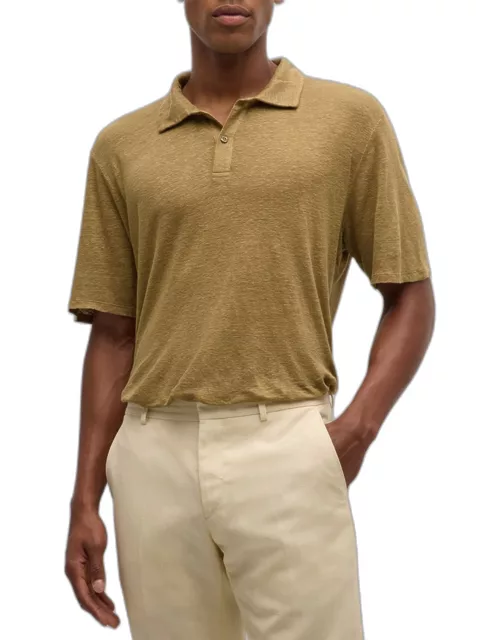 Men's Mello Linen Polo Shirt