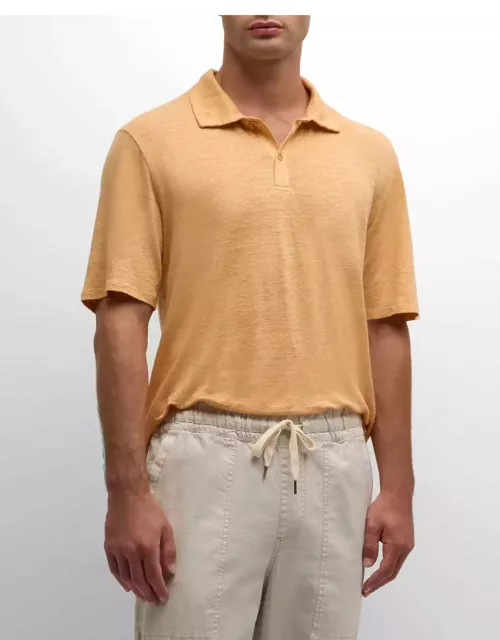 Men's Mello Linen Polo Shirt