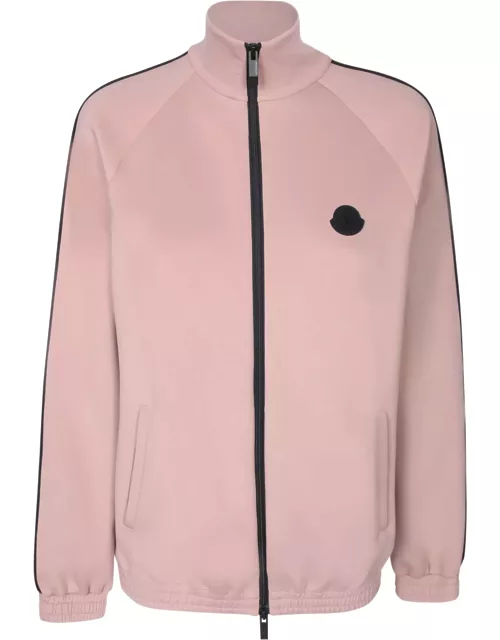 Moncler Pink Zip-up Cardigan