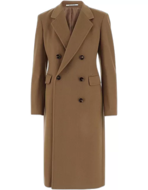 Tagliatore Wool And Cashmere Double-breasted Coat