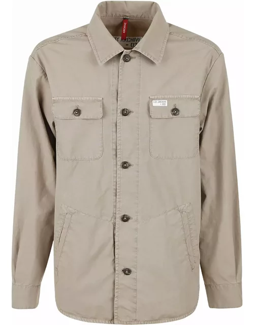 Fay Cargo Buttoned Shirt