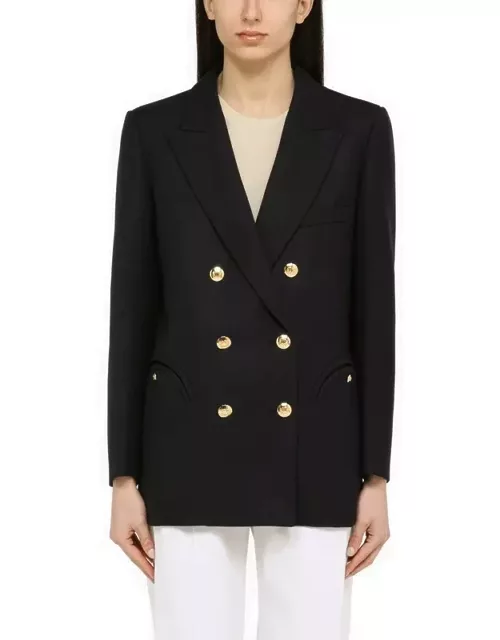 Alcanara navy blue wool jacket