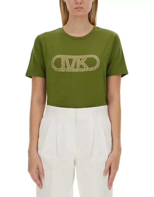 michael by michael kors t-shirt with logo