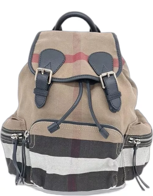 Burberry House Check Canvas Medium Rucksack Backpack