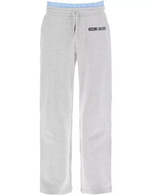 MOSCHINO jogger pants with boxer insert