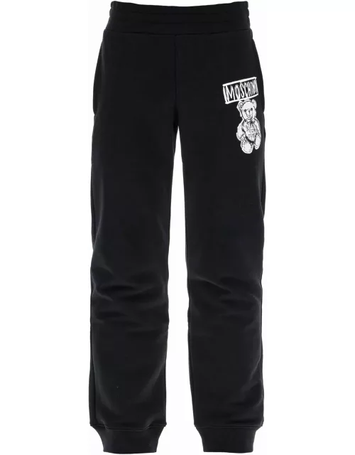 MOSCHINO jogger pants with a cute