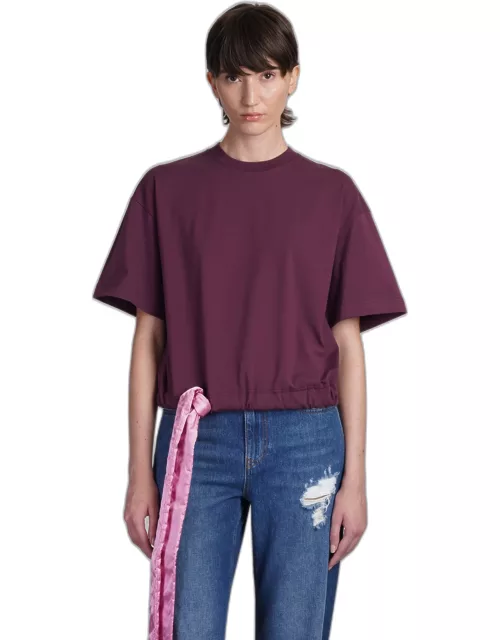 J. W. Anderson T-shirt In Viola Cotton