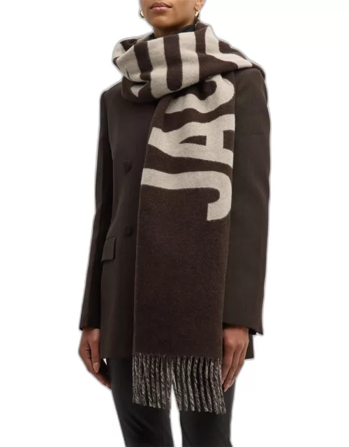 L Echarpe Two-Tone Scarf