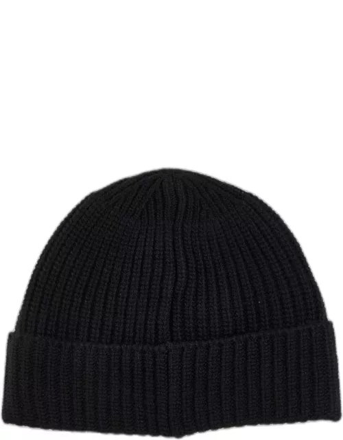 Stone Island Logo-patch Wool Beanie