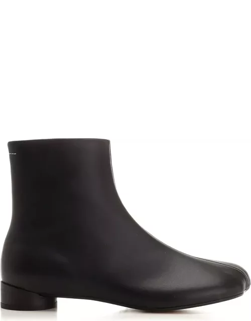 MM6 Maison Margiela Leather Ankle Boot