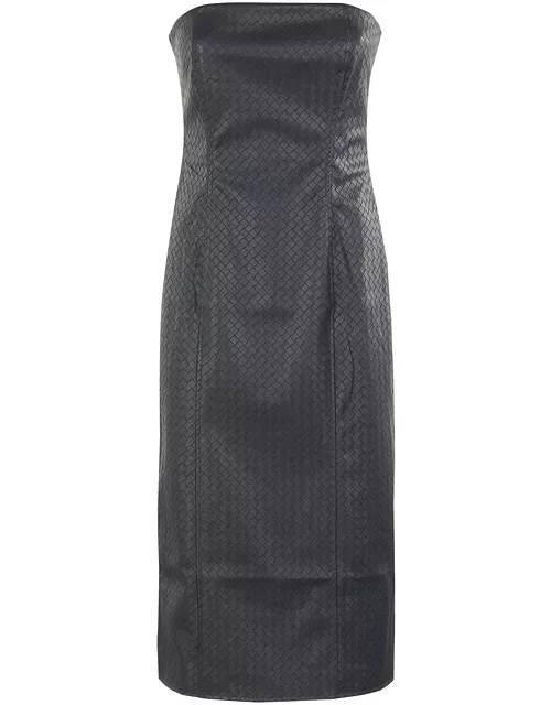 Rotate by Birger Christensen Midi Braided Dres