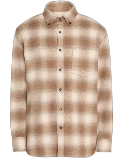 Men's Jack Tartan Flannel Button-Down Shirt