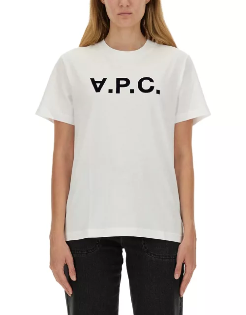 a. p.c. t-shirt with logo