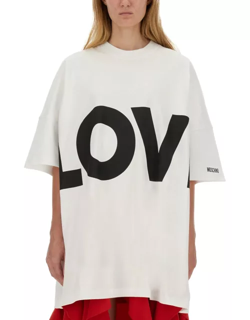 moschino love cotton interlock dres