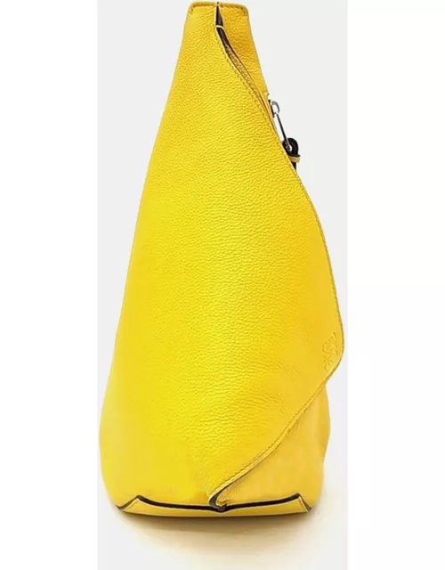 Loewe Yellow Leather Anton Sling Bag