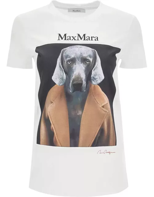 MAX MARA t-shirt with wegman print