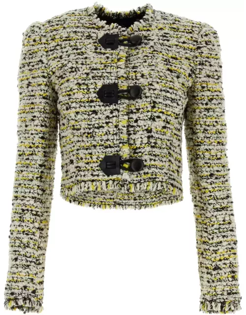 Isabel Marant Multicolor Stretch Tweed Blazer