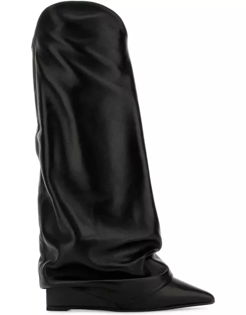 Le Silla Black Leather Andy Boot