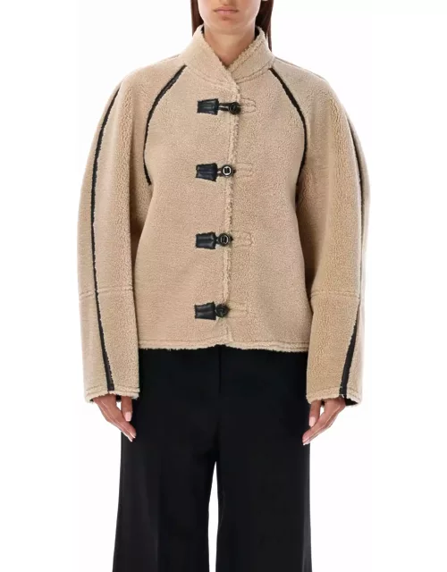 Low Classic Short Shearling Reversible Coat