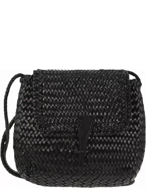 Dragon Diffusion Medium City Bag - Woven Leather Bag