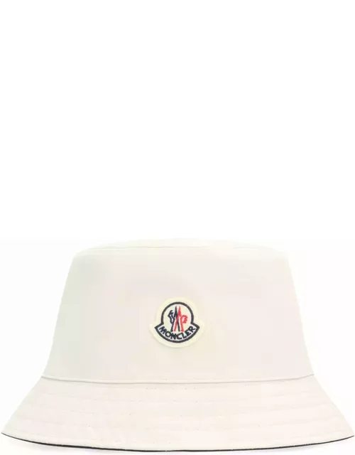 Moncler Logo Patch Reversible Bucket Hat