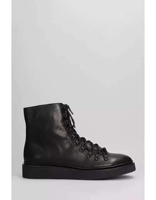 Yohji Yamamoto Ankle Boots In Black Leather
