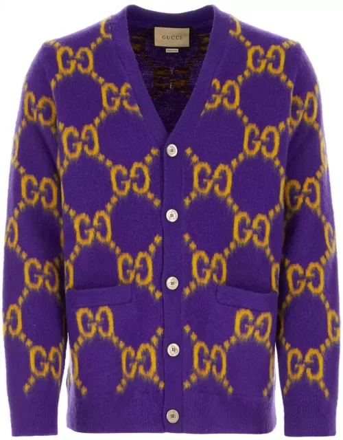 Gucci Embroidered Wool Cardigan