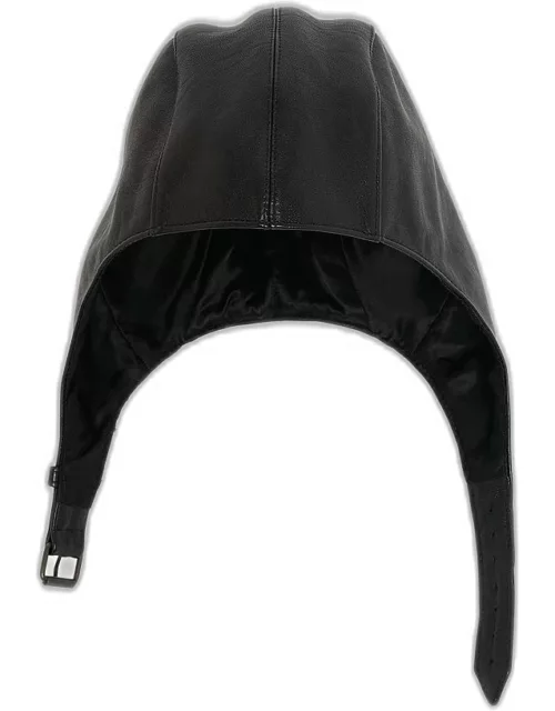 Leather Aviator Hat