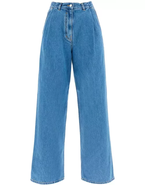 GIVENCHY double pleated jeans with a