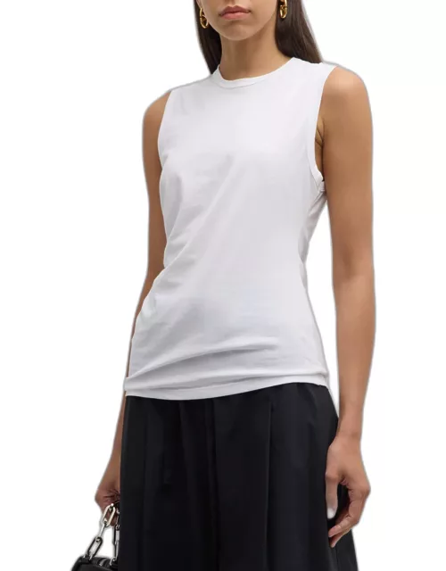 Zoey Cotton Ruched Top