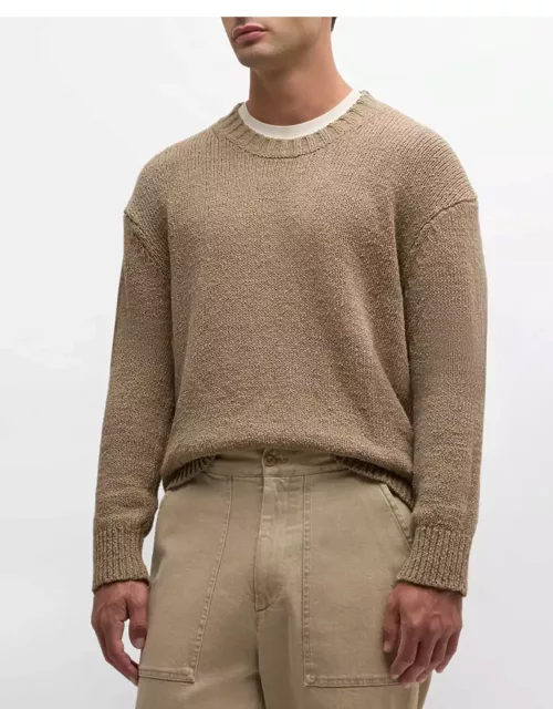 Men's Ribbed Crew Sweater