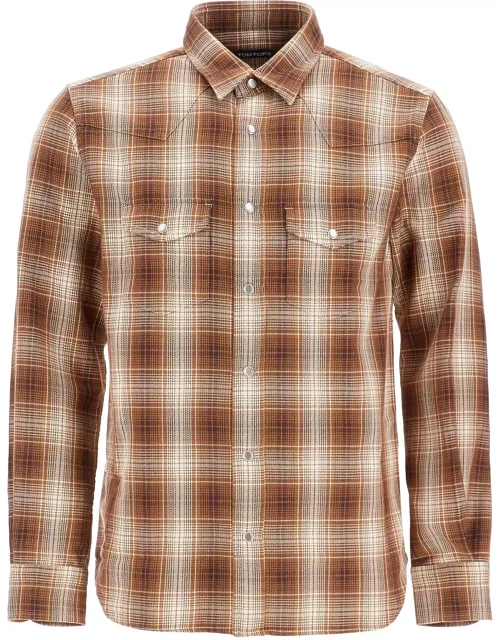 Tom Ford Denim Western Shirt For Men