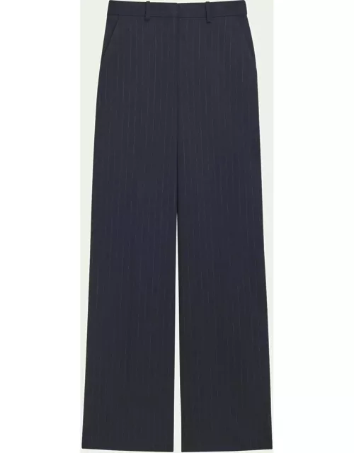 Pinstripe Relax Straight Pant
