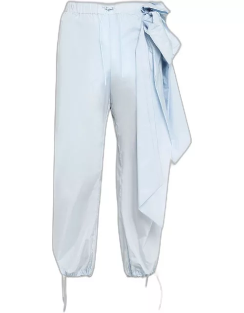 Men's Tech Nylon Track Trousers with Pressed Rose