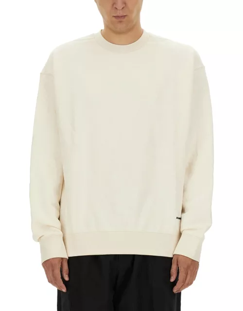 jil sander sweatshirt with logo