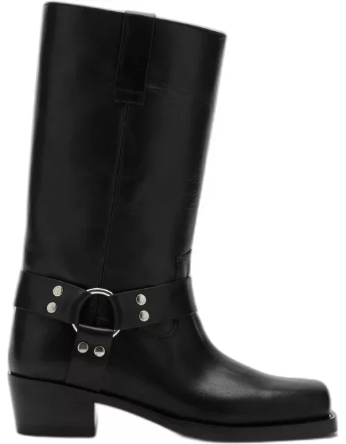 Black leather Roxy boot