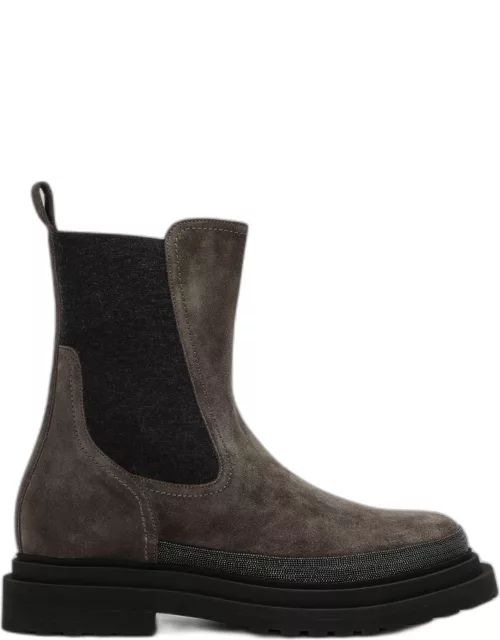 Brown suede Chelsea Boot