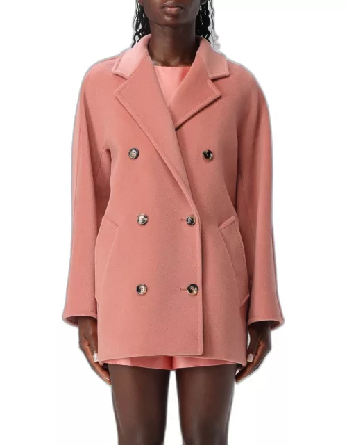 Coat MAX MARA Woman color Pink