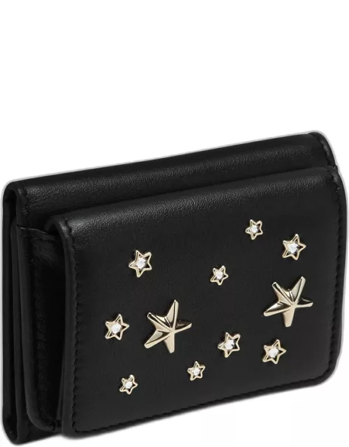 Black wallet with star