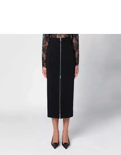 Black Nicla skirt with zip